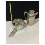 FOLEY FOOD MILL & STAINLESS THERMOS BY L F & G