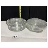 GLASS MEASURING BOWLS NESTING M 58 FRANCE