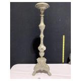 SINGLE METAL CANDLE STICK 20" H
