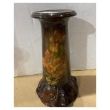 GLAZED PEDESTAL ROZANE POTTERY - GOOD CONDITION
