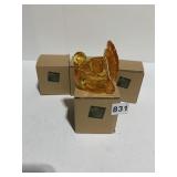 RUSS TURKEY CANDLE HOLDERS