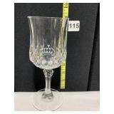 8 CRYSTAL 8" GOBLETS