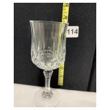 8 CRYSTAL 6.5" GOBLETS