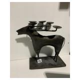 DEER CANDLE HOLDER 11" H
