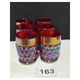 6 WESTMORELAND CORDIAL GLASSES 2 1/8"