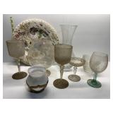 PIPES AS FOUND, LIMOGE DISH, PLASTIC COWBOY BOOT