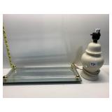 DRESSER TRAY & LAMP