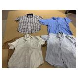 POLO 3 SHIRTS AND 1 CARHARTT W/ COLAR MARK