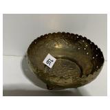 BRASS FOOTED BOWL