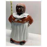 BLACK MAMMY COFFEE JAR - NOTE BETWEEN F