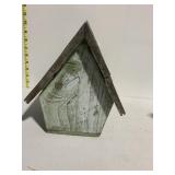 BIRD HOUSE 10" H