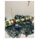 CHRISTMAS LIGHTS, WRAPPING PAPER