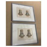 COLUMN PRINT UNDER GLASS MAT HAS DAMAGE 22" X 28"