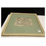 ANTIQUE MAP: QUAD, H. COLOGNE MAP LATED 1500