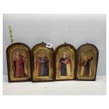 WALL PLAQUES LADIES PLAYING INSTRUMENTS PIER 1