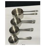AMCO MEASURING CUP SET STAINLESS STEEL 1/4 CUP TO