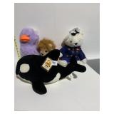 STUFFED ANIMALS KELLY TOY, SUGAR LOAF, ETC.