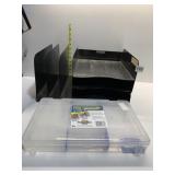 PAPER ORGANIZER, PLASTIC BOX