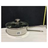 INDUCTION POT W/ EGG POACHING INSERT W/ LID