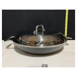 ALL CLAD - 13" W INCL. HANDLES SAUTï¿½ POT W/ LID
