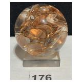 PLASTIC PENNY CENTER PAPERWEIGHT