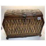 BOMBAY TRUNK/BASKET 13" H X 17" W X 11" D