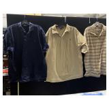 THREE POLO XL SHIRTS