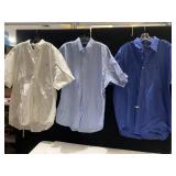 3  XL POLO SHIRTS W/TONE BLAKE 100% COTTON