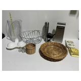 GRATER, BREAD BASKETS, ETC.
