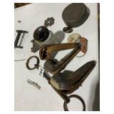 PIPE, TIN, IRON HOOK/RING