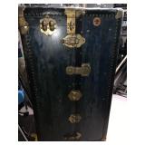 RHODES TRAVEL TRUNK W/ FULL INTERIOR GOOD