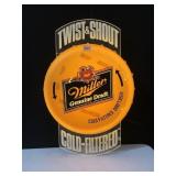 1988 LIGHTED MILLER GENUINE DRAFT TWIST & SHOUT