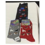 NEW 3 PAIRS OF HOT SOX SOCKS
