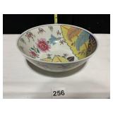 TABACCO LEAF DESIGN MANN BOWL 8" D