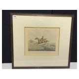 HUNTING RECOLLECTIONS PLATE 6 H. ALKEN 21" X 23"