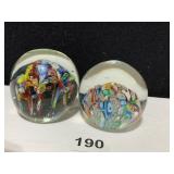MILLEFIORI PAPER WEIGHTS