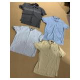 NEW YELLOW NAUTICA PUMA COTTON XL AND 3 POLO