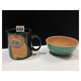 WILLIAM SONOMA AND HARLEQUIN CAT MUG