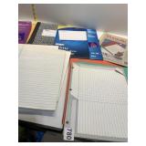 OFFICE SUPPLIES, WORK SHEETS, TENT CARDS, ETC.