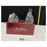 GORHAM TABLETOP BUNNIES S/P IN OB