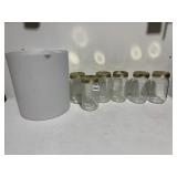 BALL MASON JARS, TRASH CAN