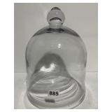 GLASS DOME 13" H