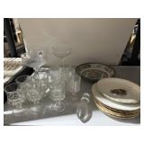 CORDIALS, CHINESE DISH METAL SURROUND