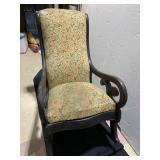 CANE BACK ROCKER W/ CANE SEAT VICTORIAN - CANE