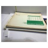 SEVERAL COLUMN RULED PADS