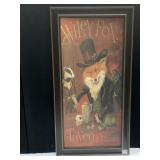 SILVER FRAME BEVELED MIRROR 33" X 26"