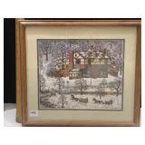 LINDA NELSON STEEL 1987 PRINT 18" X 18" APPROX.