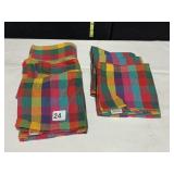 TAG TEXTILES INDIA 6 COLORFUL NAPKINS