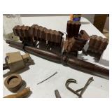 BOXSPRING SUPPORTS, HOOK, WOOD SPINDEL, STRAIGHT