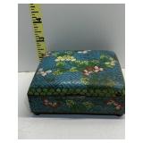 BRASS BOX 5" RUST IN CENTER - CHINA